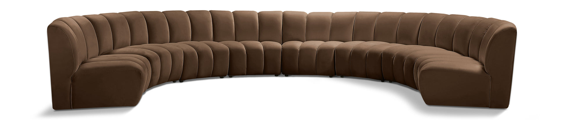 Infinity - 8 Piece Modular Sectional - Brown