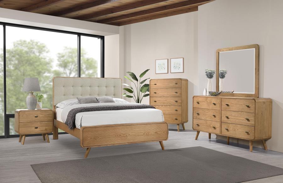 Robyn - Wood Panel Bed
