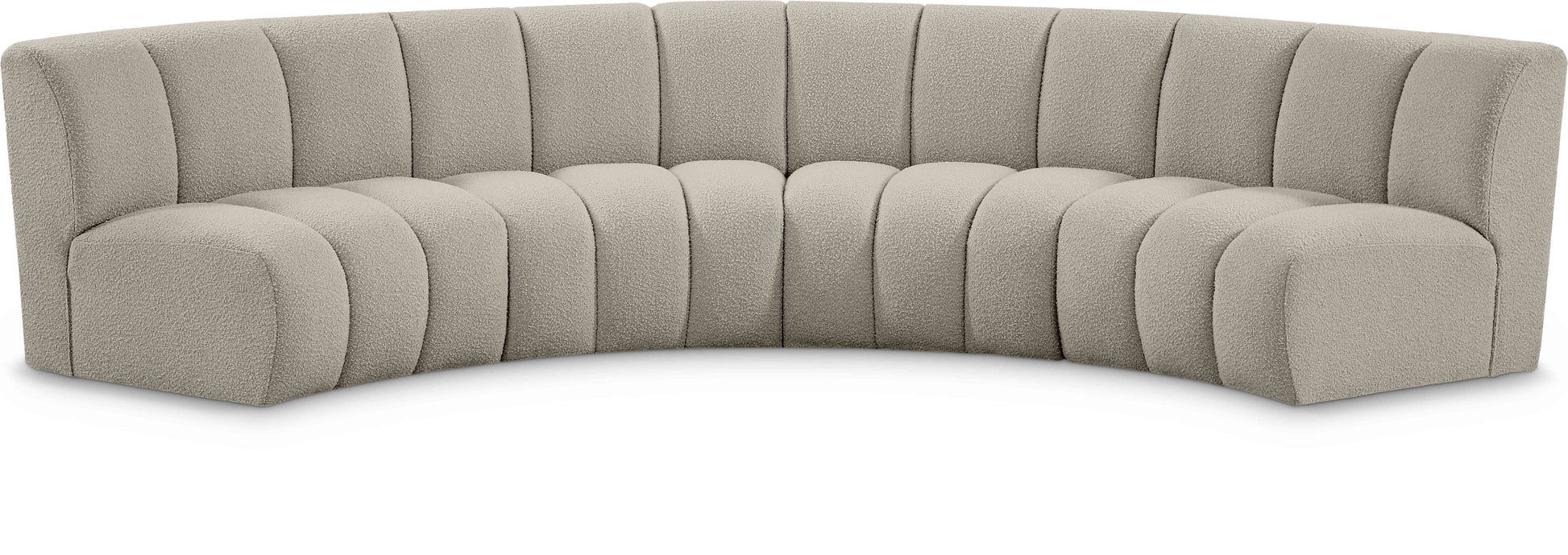 Infinity - 4 Piece Modular Sectional - Light Brown