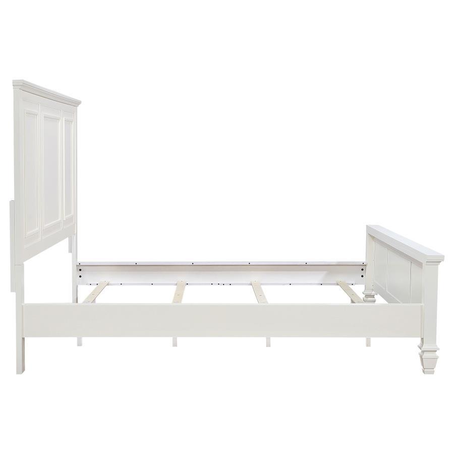 Sandy Beach - 63" Panel Bed with High Headboard