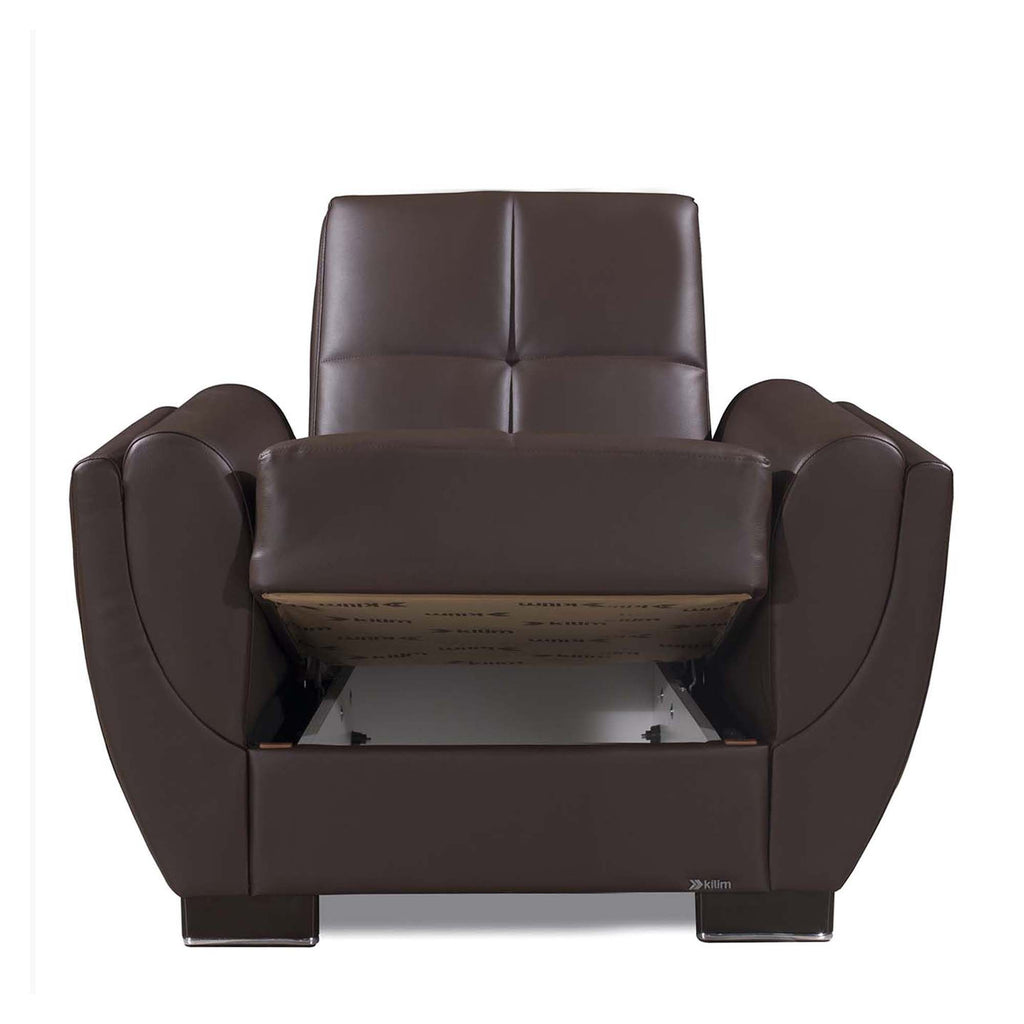 Ottomanson Armada Air - Upholstered Convertible Armchair With Storage
