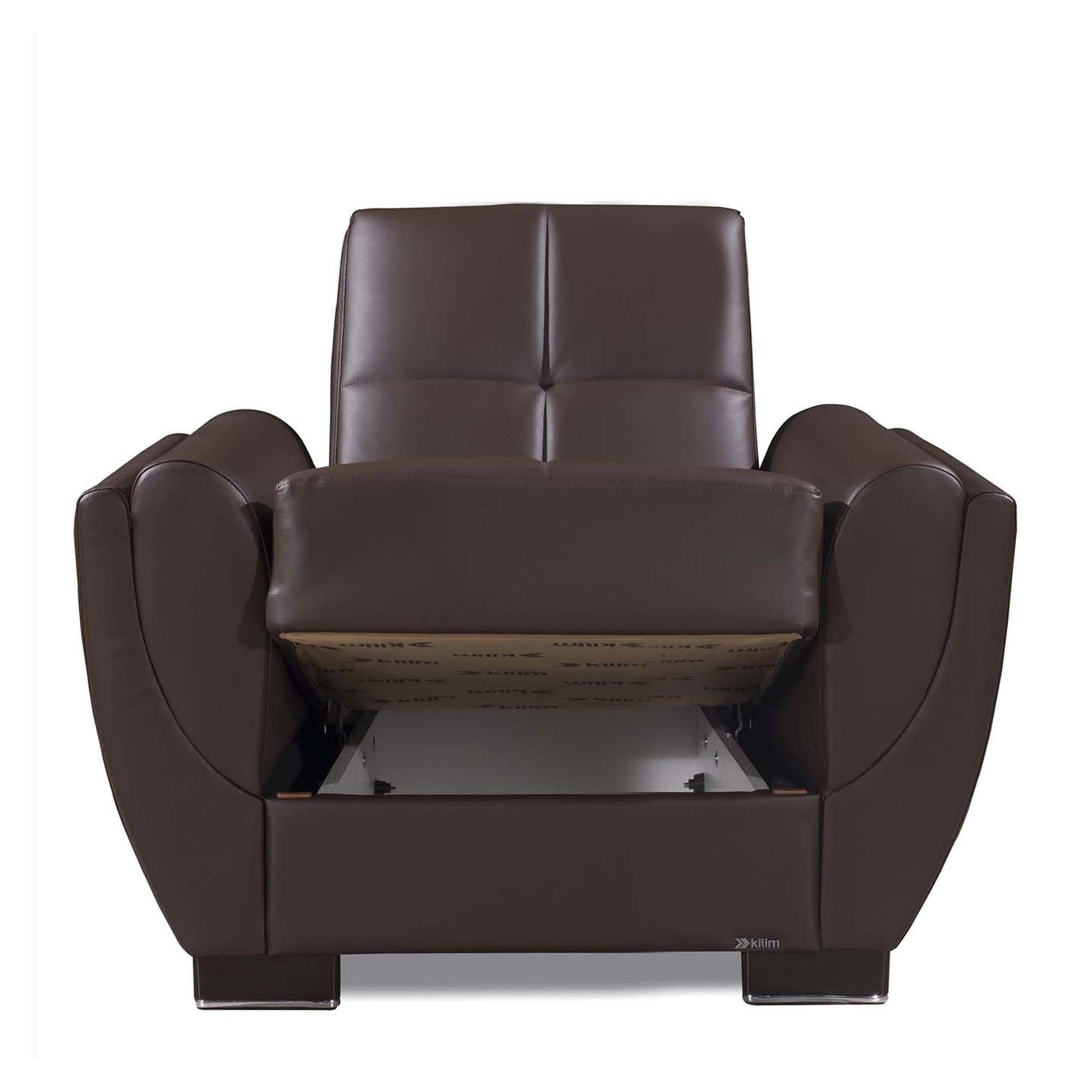 Ottomanson Armada Air - Upholstered Convertible Armchair With Storage