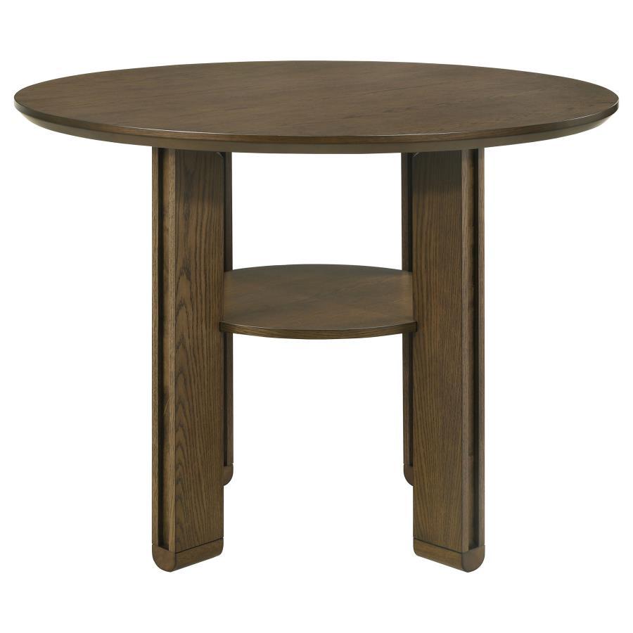 Ottowa - Round Counter Height Dining Table - Brown