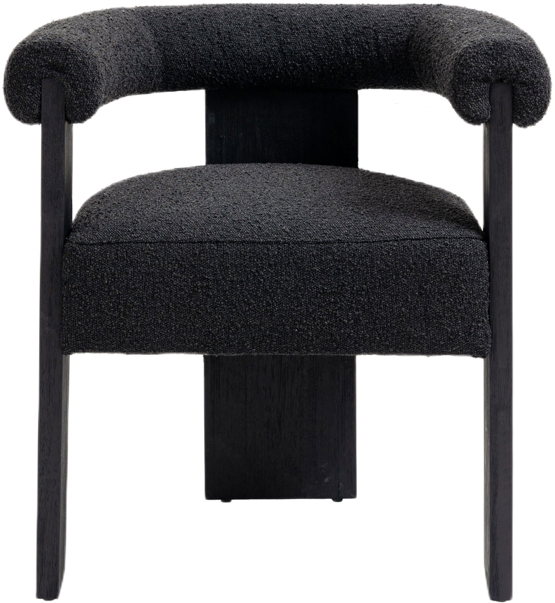 Barrel - Dining Chair - Black Legs