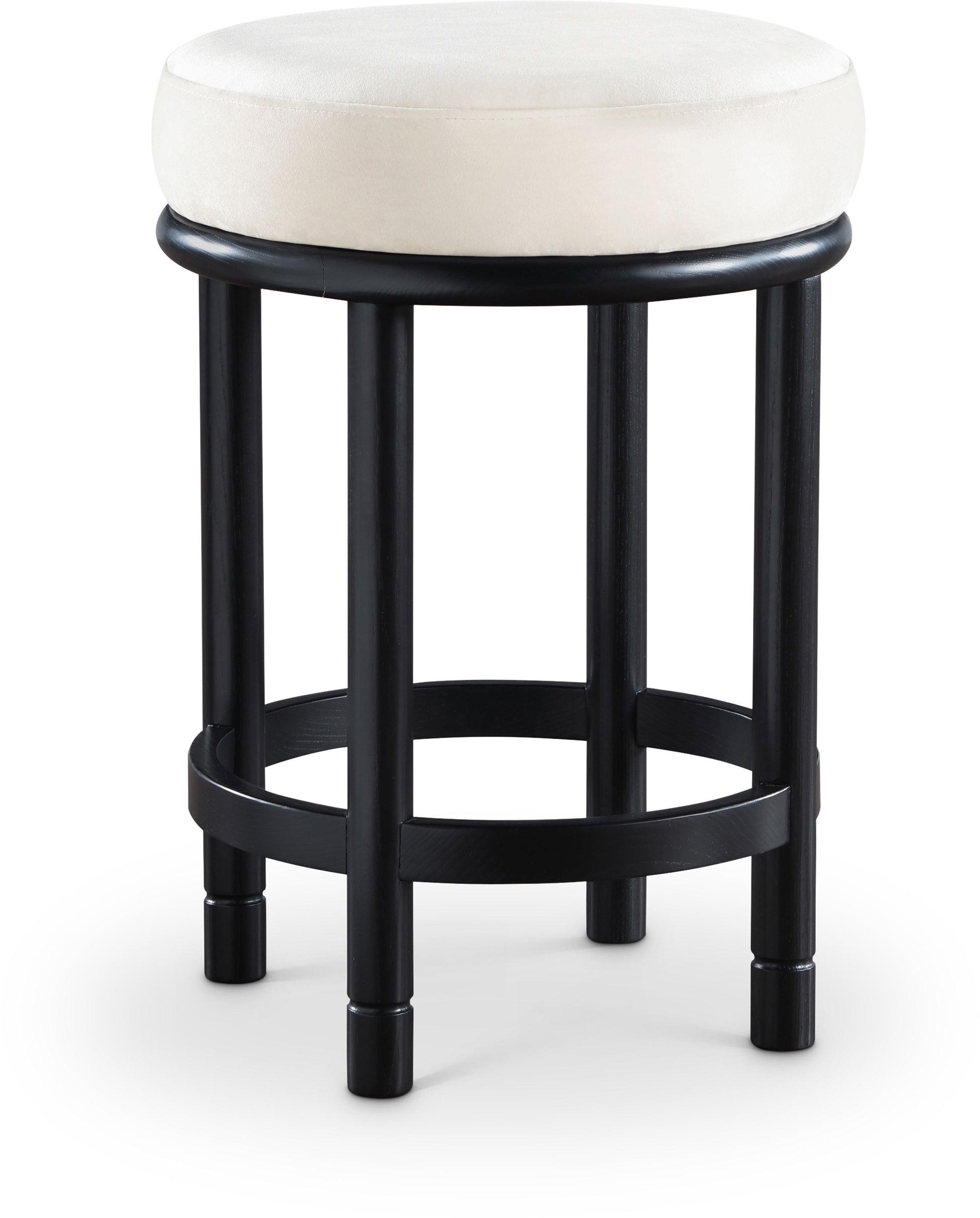 Monette - Counter Stool With Black Base