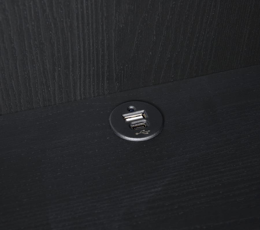 Westpark - 3-Shelf Bookcase USB And Lockable Drawer