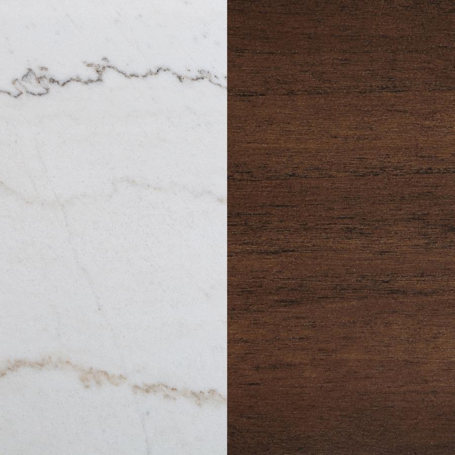 Aldrich - Marble Top Counter Height Dining Table - White