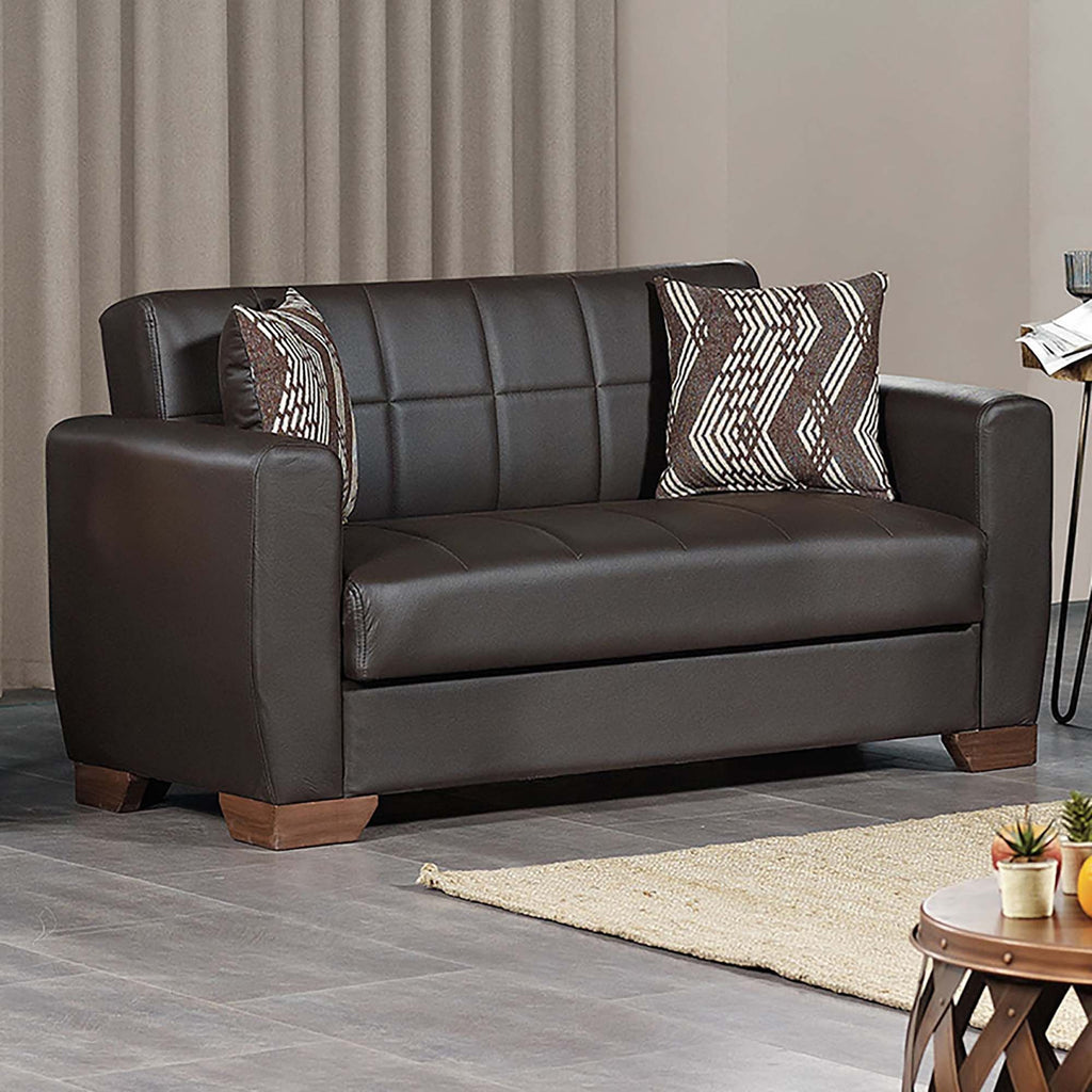 Ottomanson Barato - Upholstered Convertible Loveseat With Storage