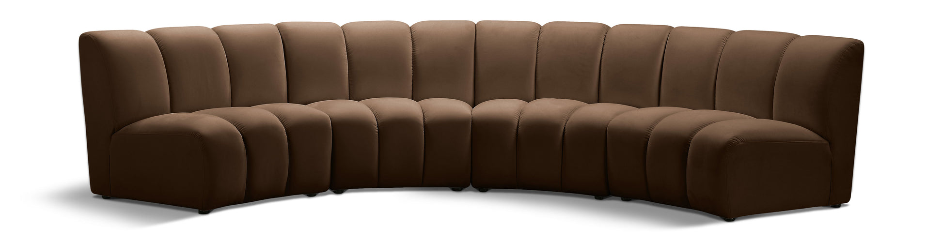 Infinity - 4 Piece Modular Sectional - Brown