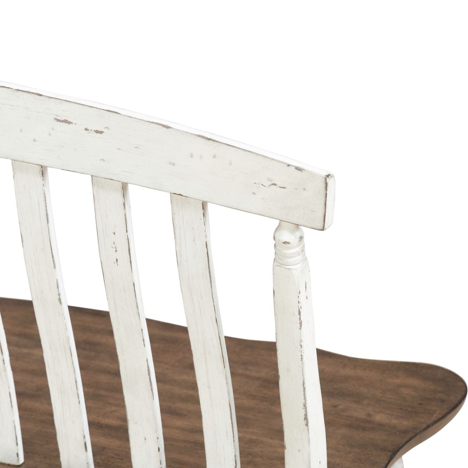 Al Fresco - Slat Back Bench (RTA) - White