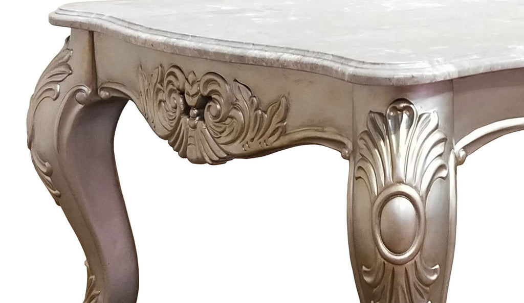 Emily - 5 Piece Living Room Set - Silver