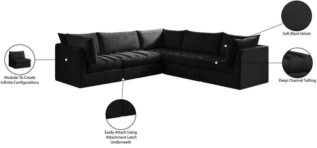 Jacob - Modular Corner Sectional 5 Piece