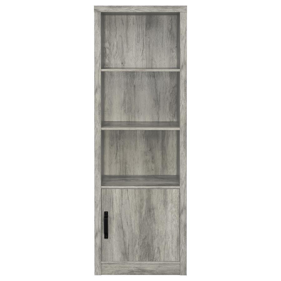 Burke - 3 Piece TV Entertainment Center - Gray Driftwood
