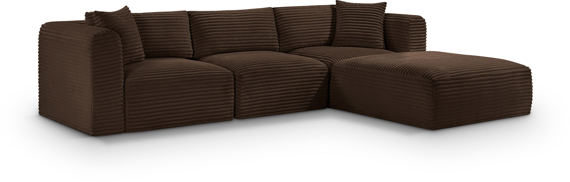 Shaggy - 4 Piece Modular Sectional
