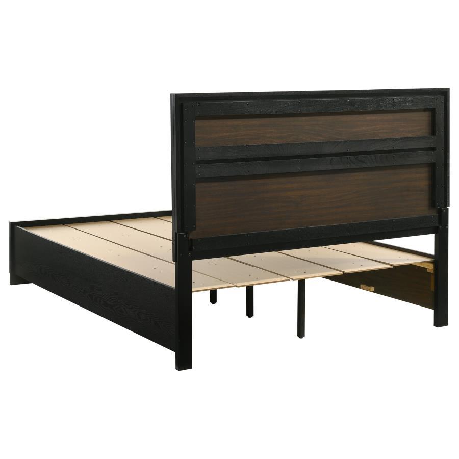 Miranda - Storage Wood Panel Bed