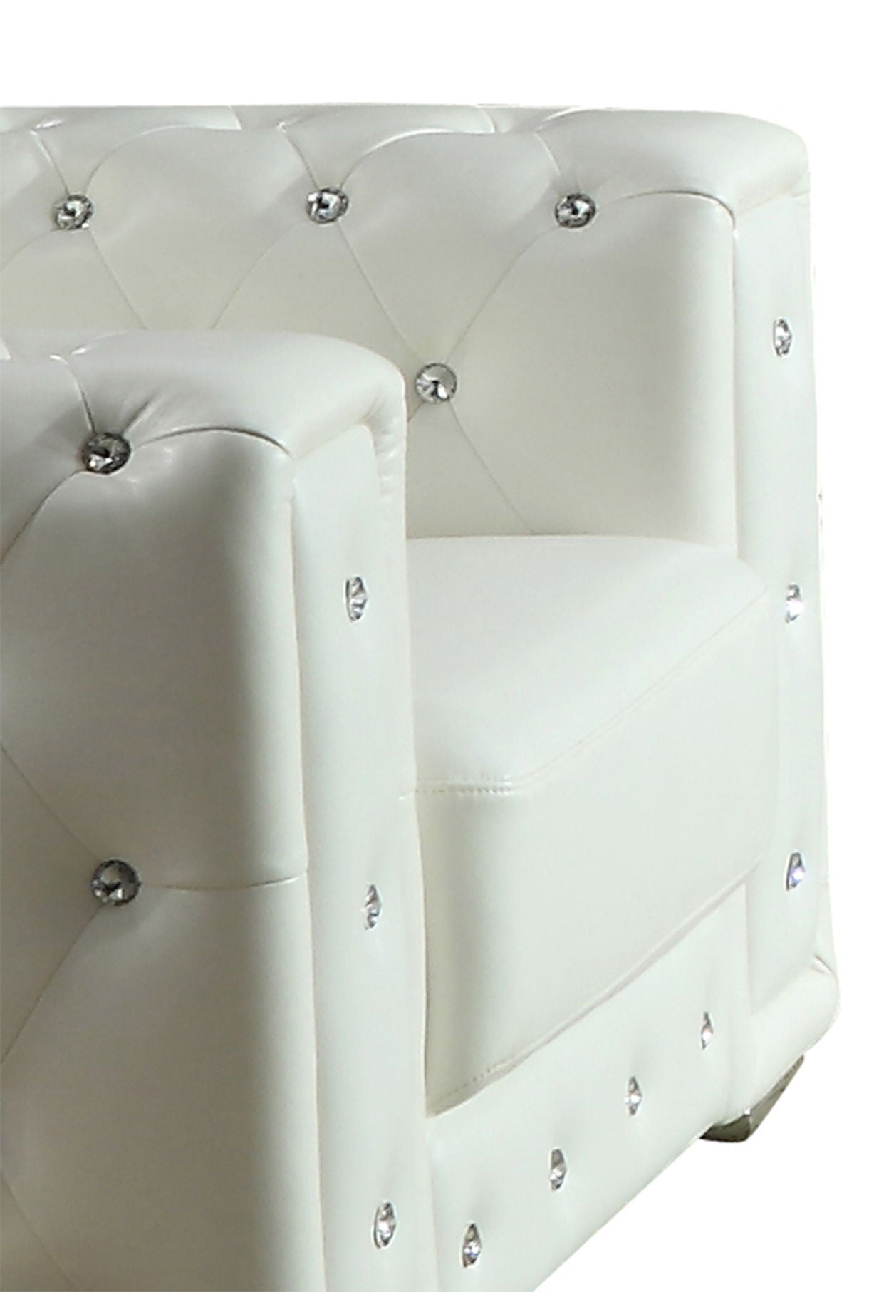 Charlise - Arm Chair - White