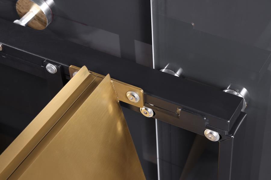 Vesa - Glass Top Extension Dining Table - Beige