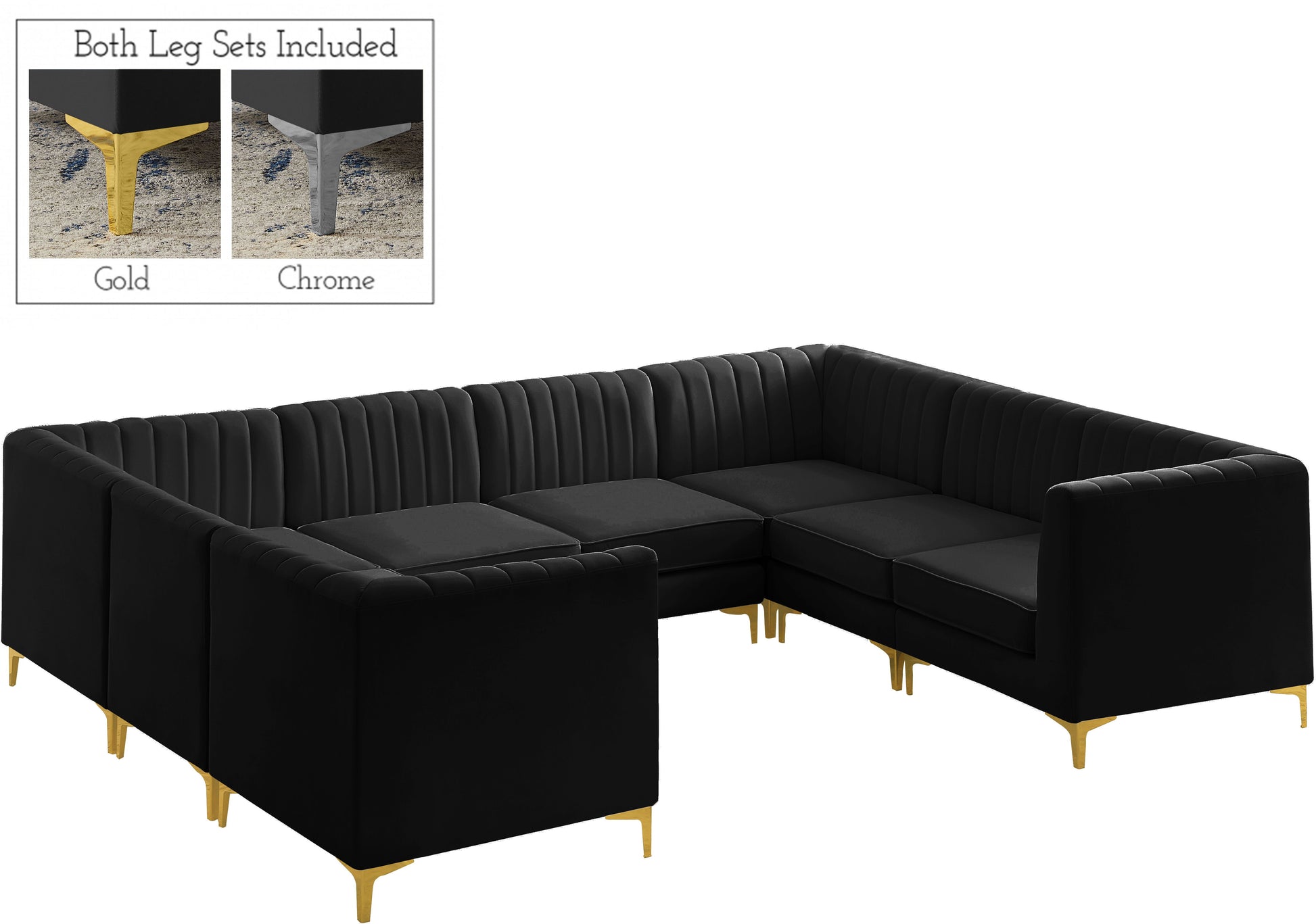 Alina - 8 Piece Modular Sectional
