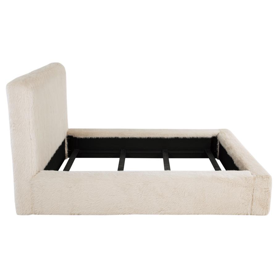 Rebecca - Faux Fur Upholstered Bed