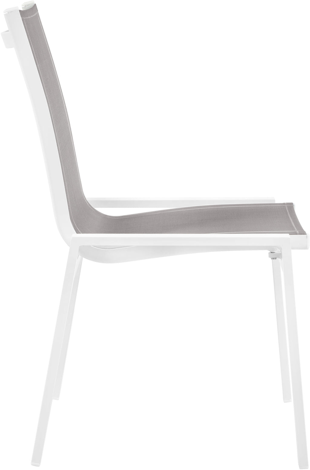 Nizuc - Outdoor Patio Dining Chair With White Frame (Set of 2)