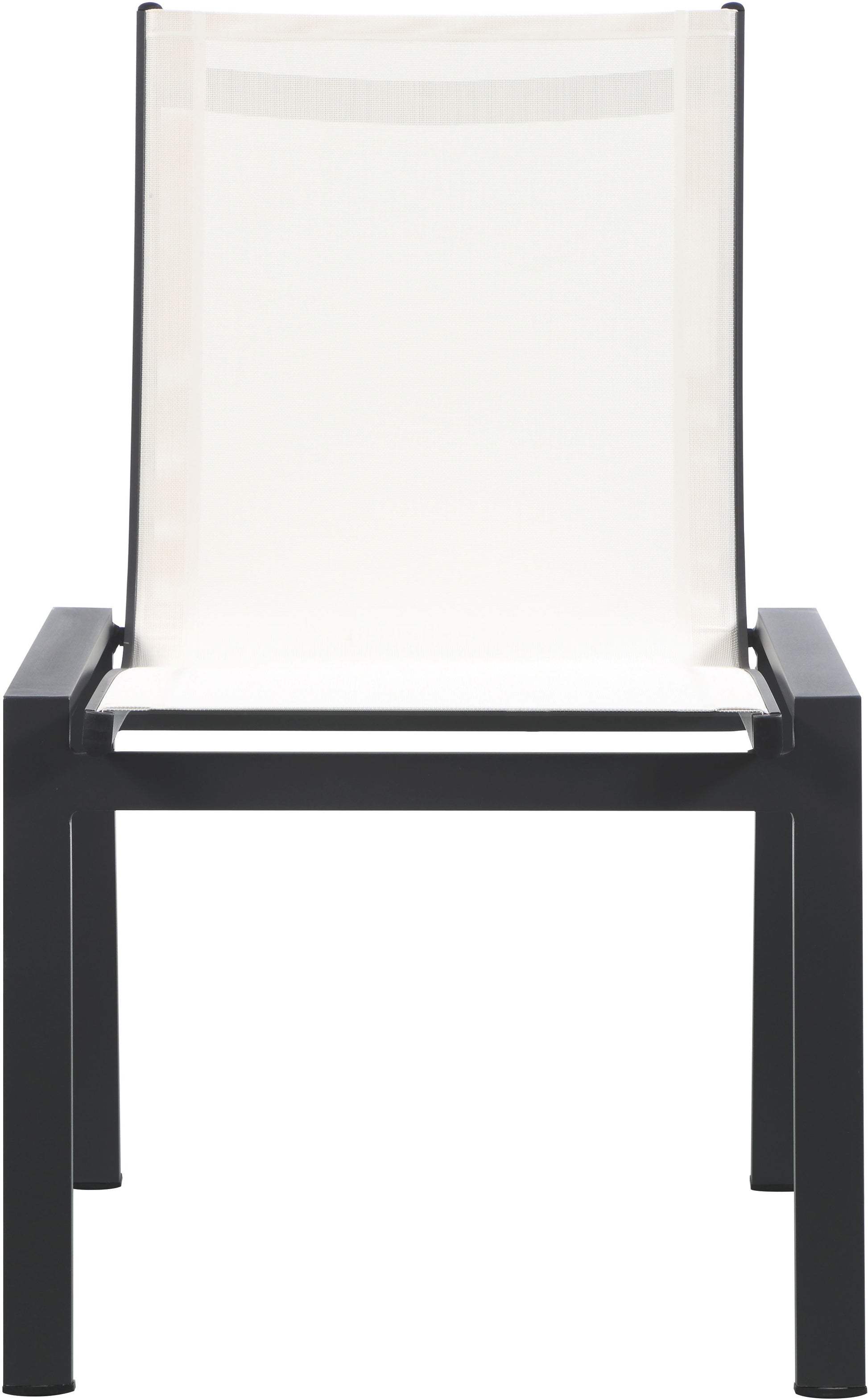 Nizuc - Outdoor Patio Dining Chair With Gray Frame (Set of 2)