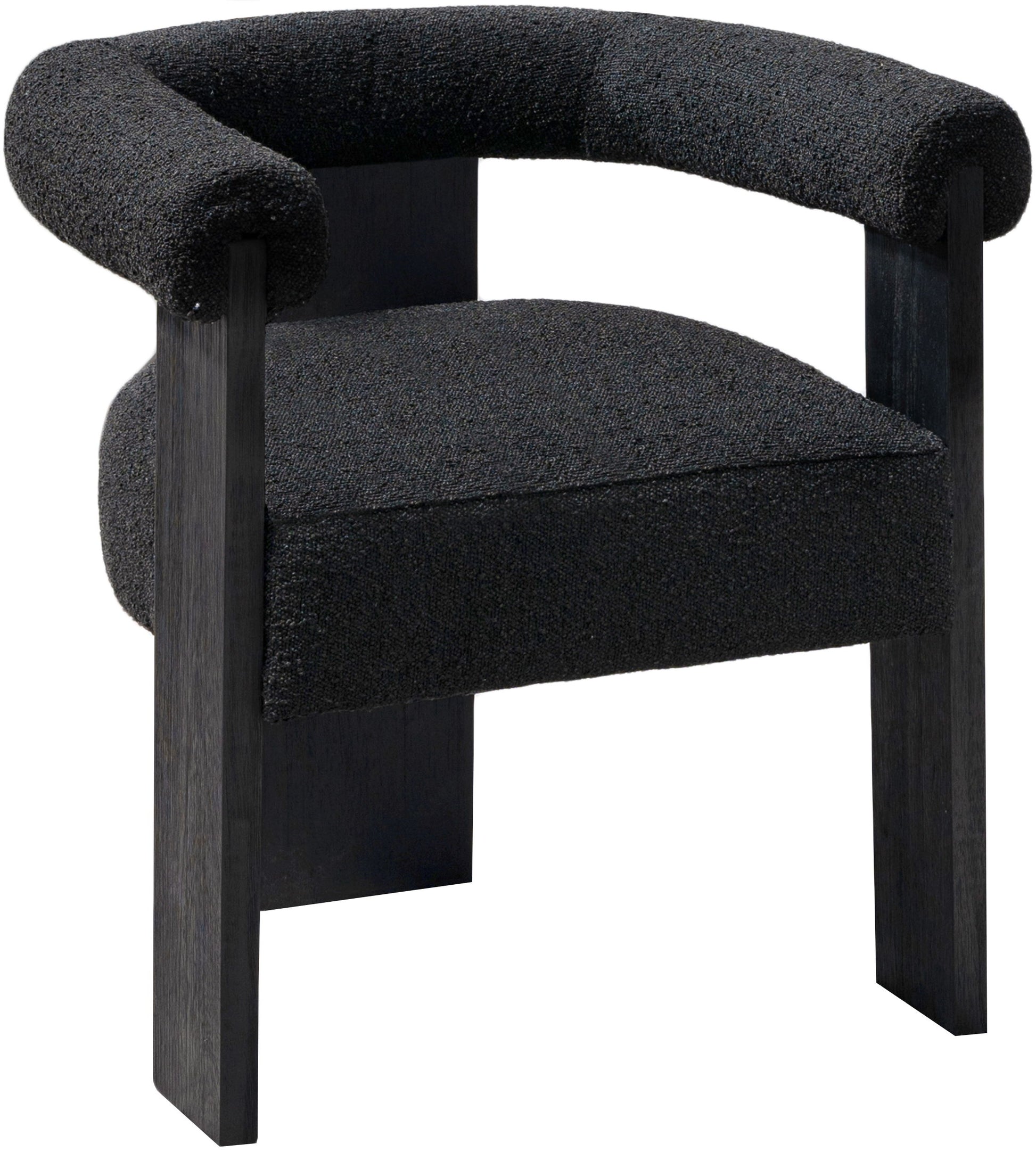 Barrel - Dining Chair - Black Legs