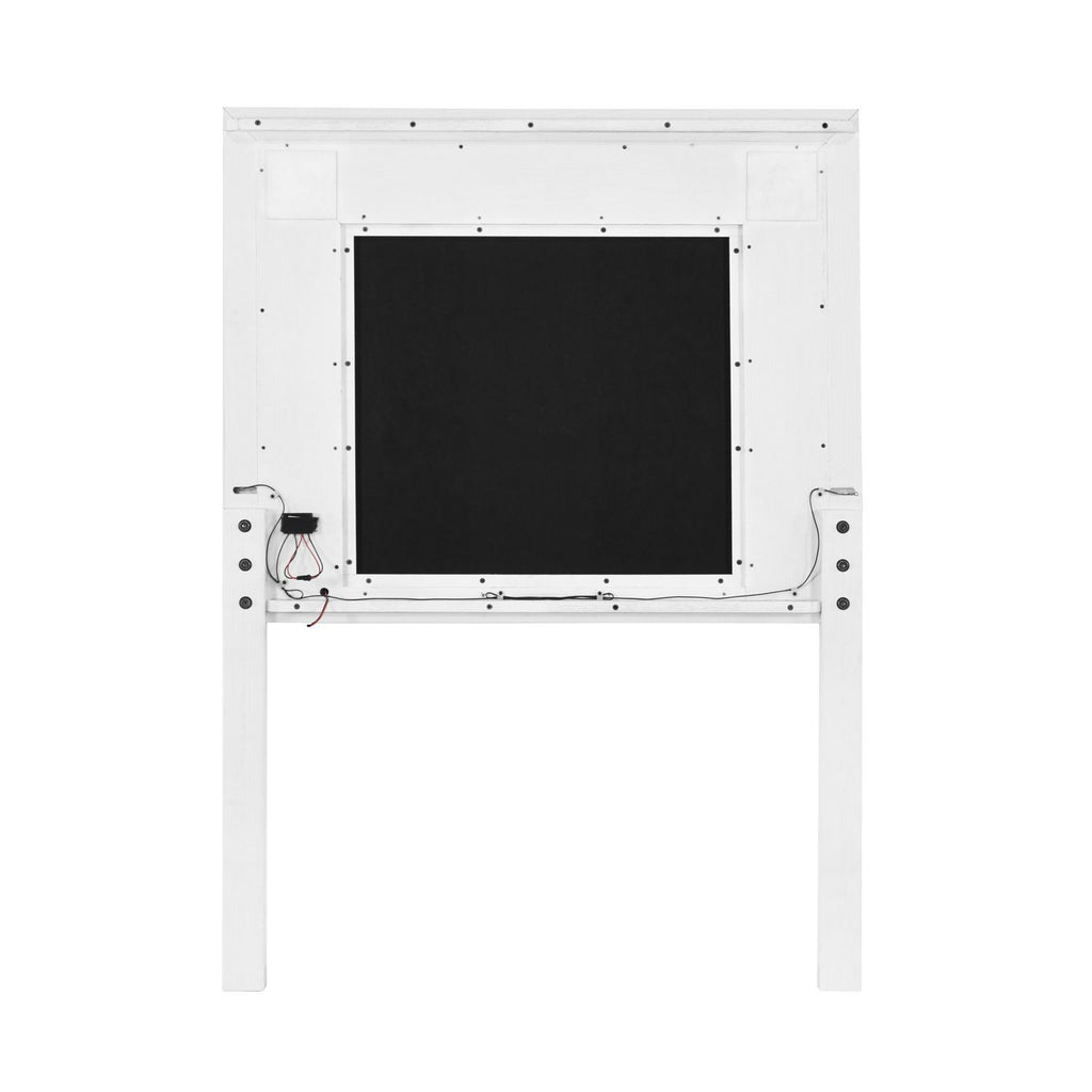 Reflections - Upholstered Panel Headboard With Lights