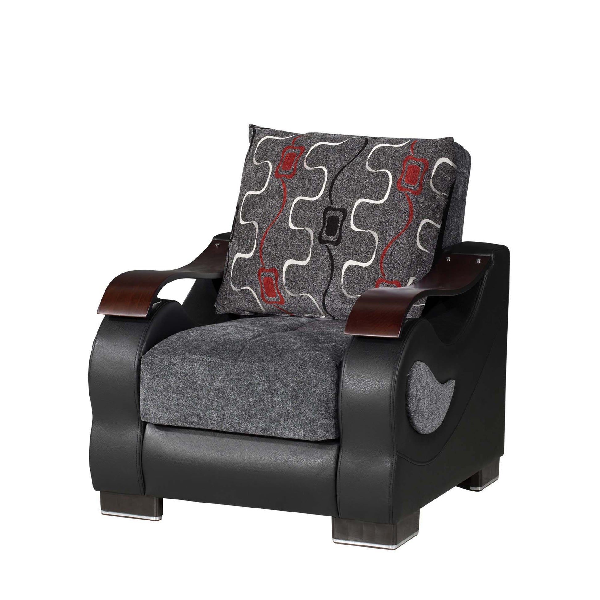 Ottomanson Metroplex - Upholstered Convertible Armchair With Storage