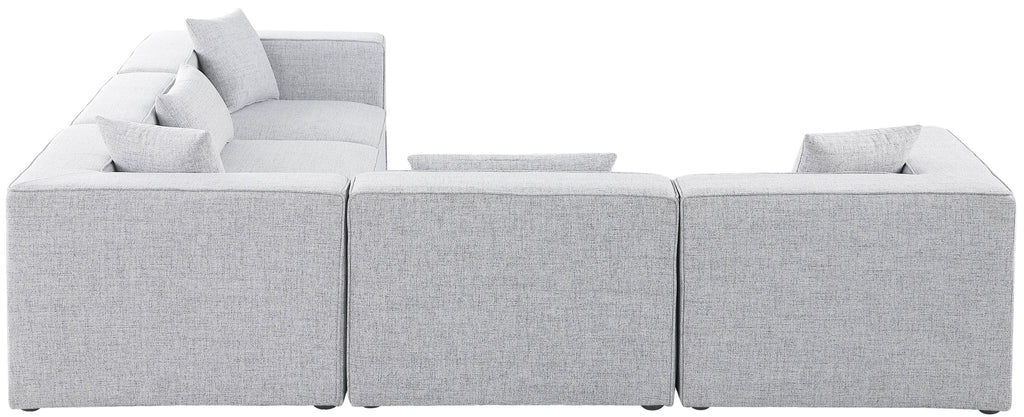 Cube - Linen 5 Piece Modular Corner Sectional