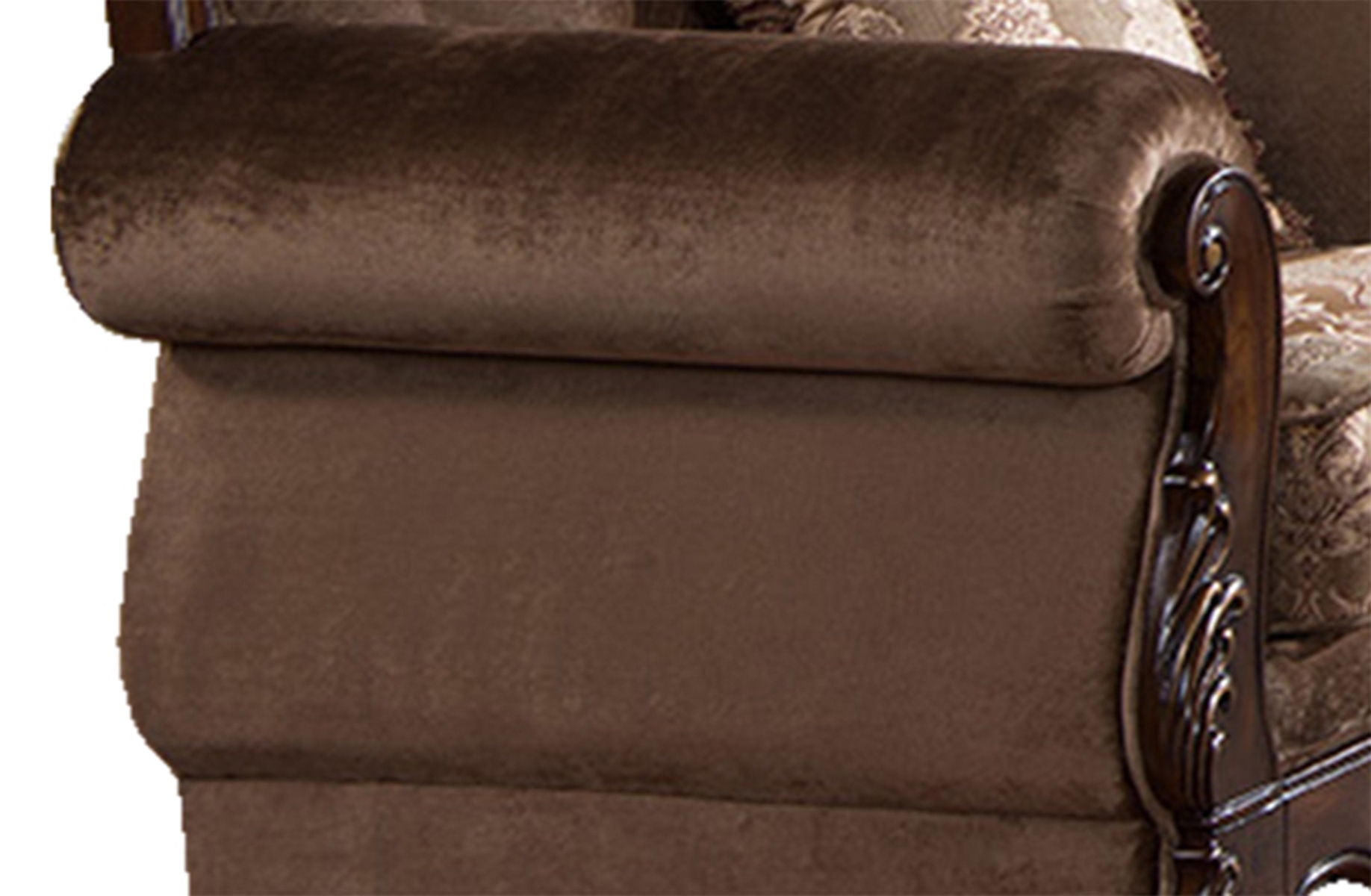 Zoya - Arm Chair - Dark Brown