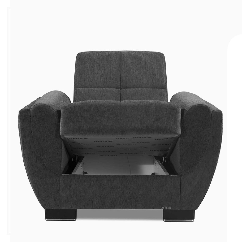 Ottomanson Armada Air - Upholstered Convertible Armchair With Storage
