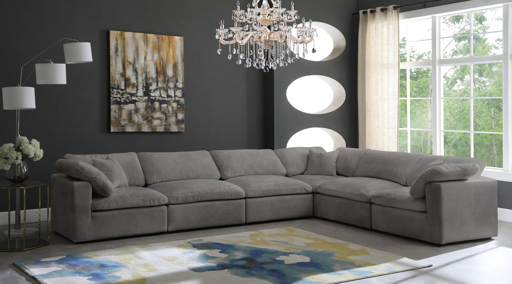 Cozy - 6 Piece Modular Corner Sectional
