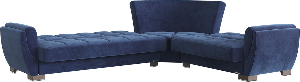 Ottomanson Armada Air - Upholstered Convertible Sectional With Storage - Microfiber
