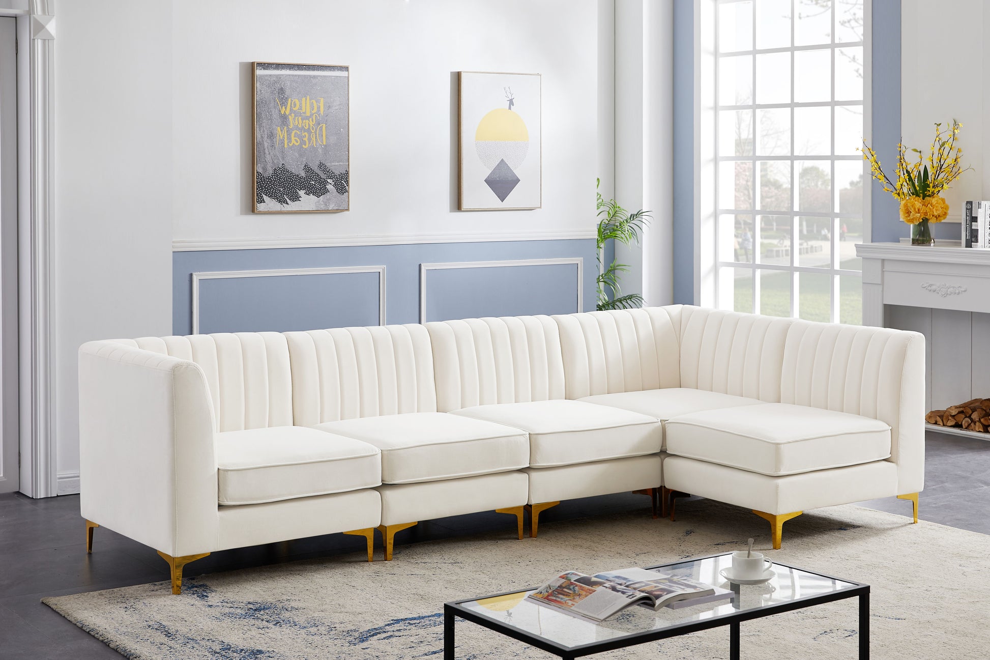 Alina - 5 Piece Modular Sectional
