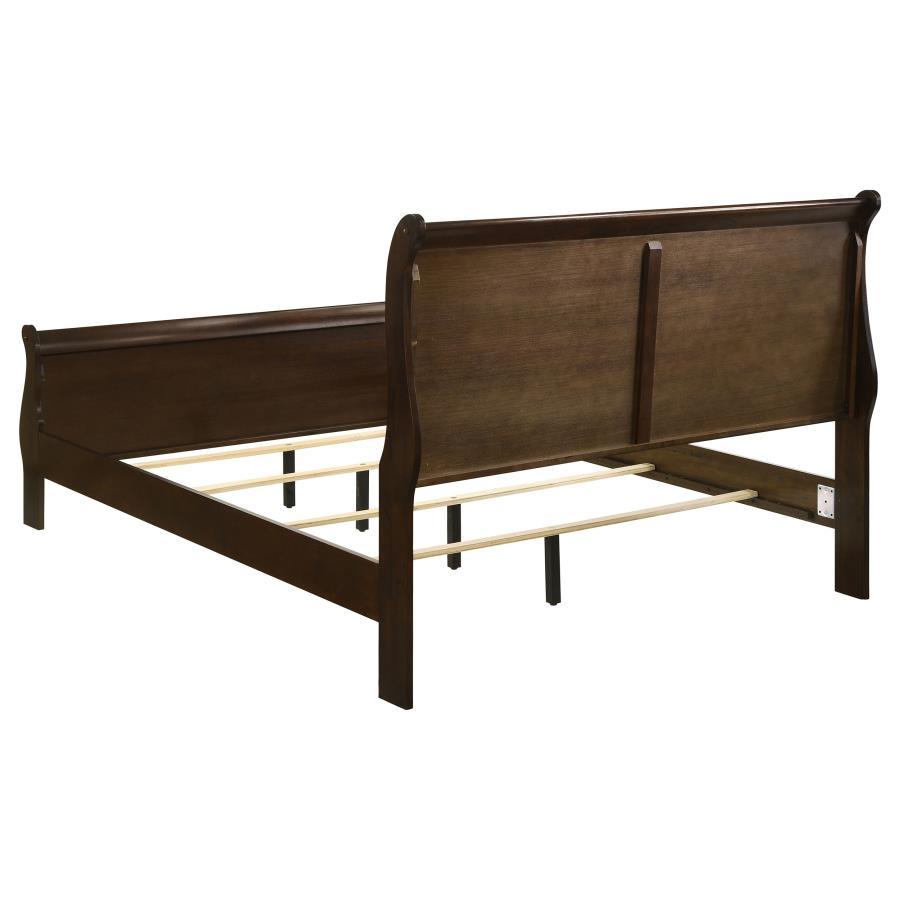 Louis Philippe - Panel Sleigh Bed