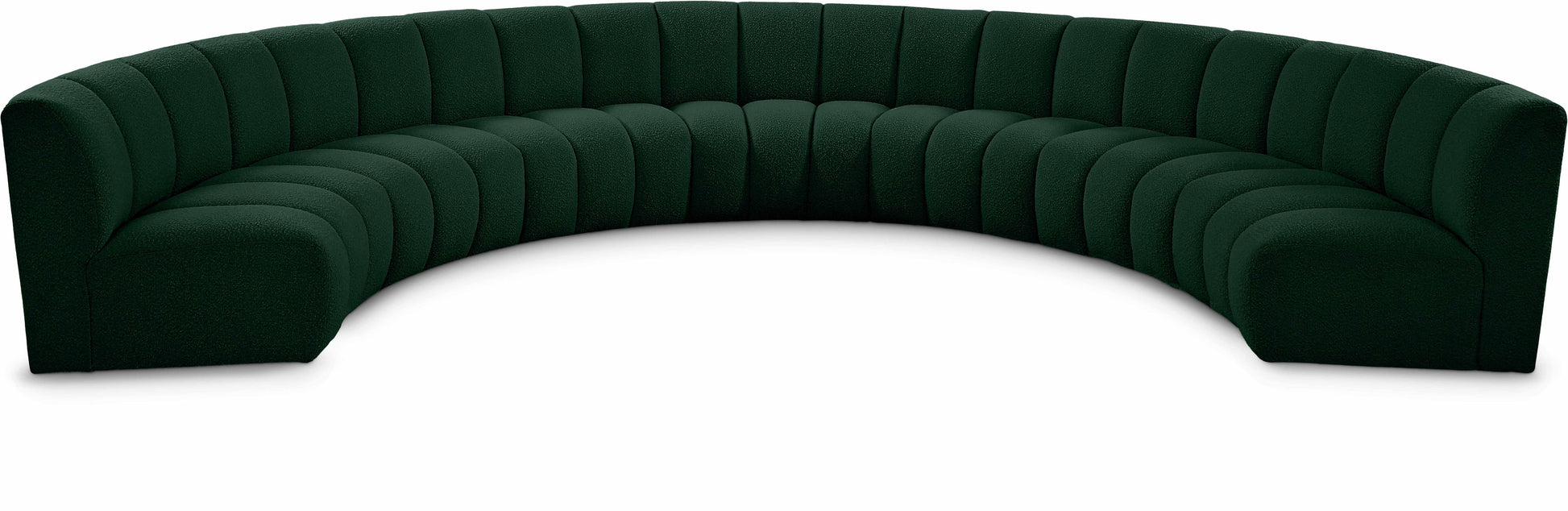 Infinity - 7 Piece Modular Sectional - Green