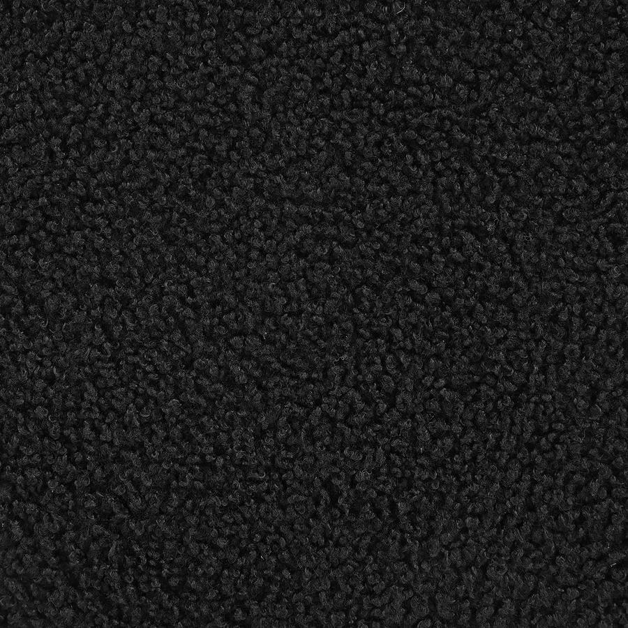 Valia - Faux Sheepskin Upholstered Round Storage Ottoman