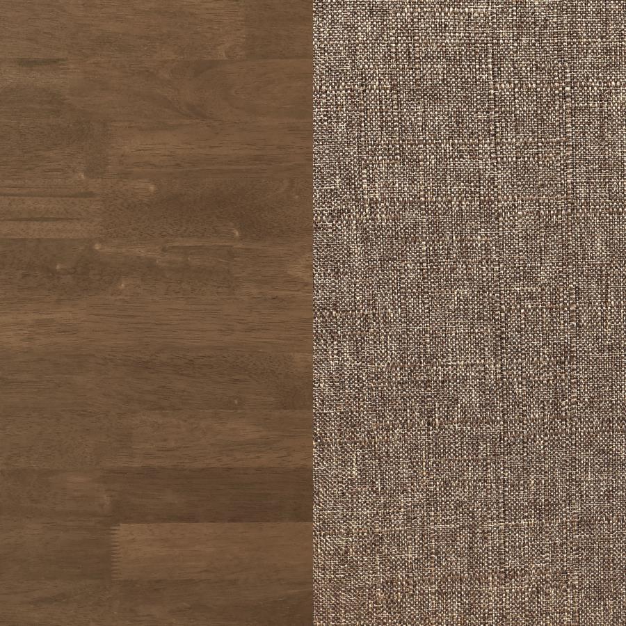 Dortch - Dining Side Chair (Set of 2) - Walnut And Brown