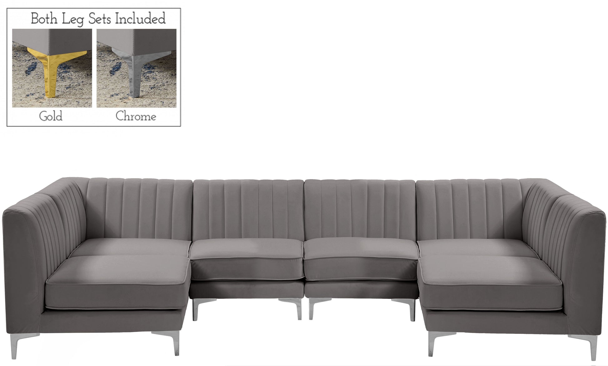 Alina - 6 Piece Modular U-Shaped Sectional