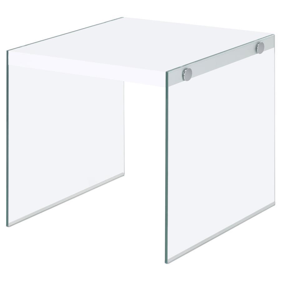 Opal - Rectangular Glass Frame Table