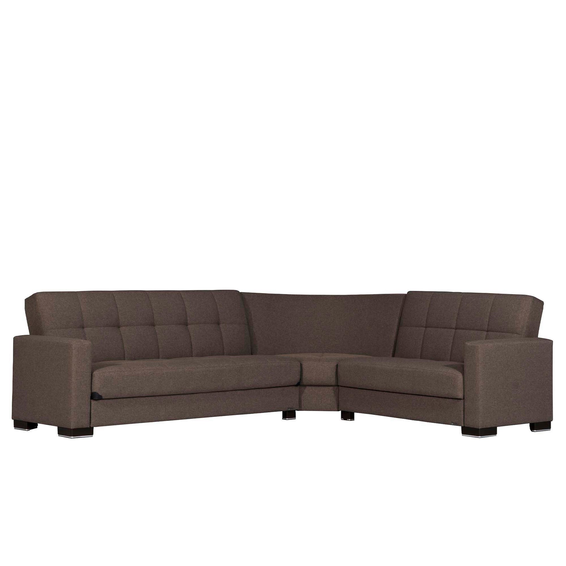 Ottomanson Armada - Upholstered Convertible Sectional With Storage - Polyester