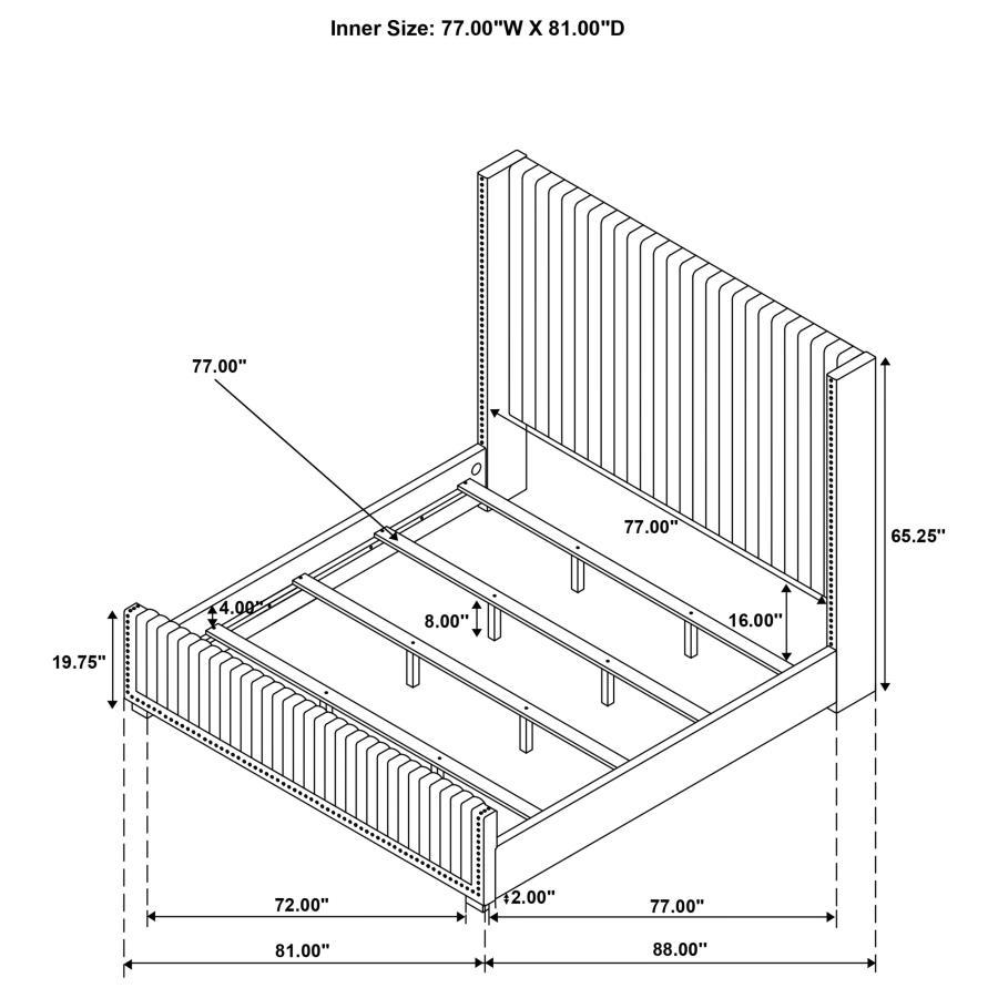 Natasha - Upholstered Bed