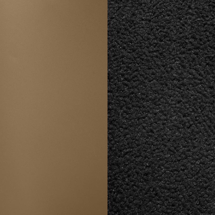 Edson - 5 Piece Rectangular Glass Top Dining Table Set - Bronze