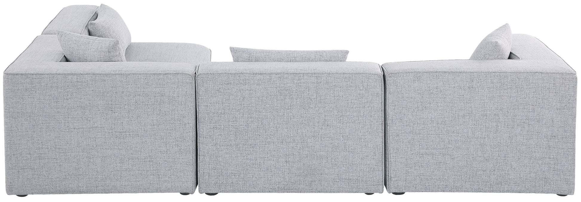 Cube - Linen 4 Piece Modular Corner Sectional