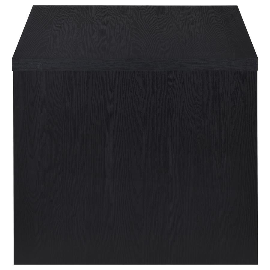 Knapp - Engineered Wood Square Side End Table - Black