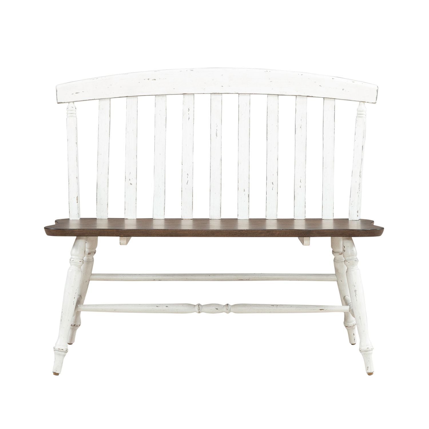 Al Fresco - Slat Back Bench (RTA) - White