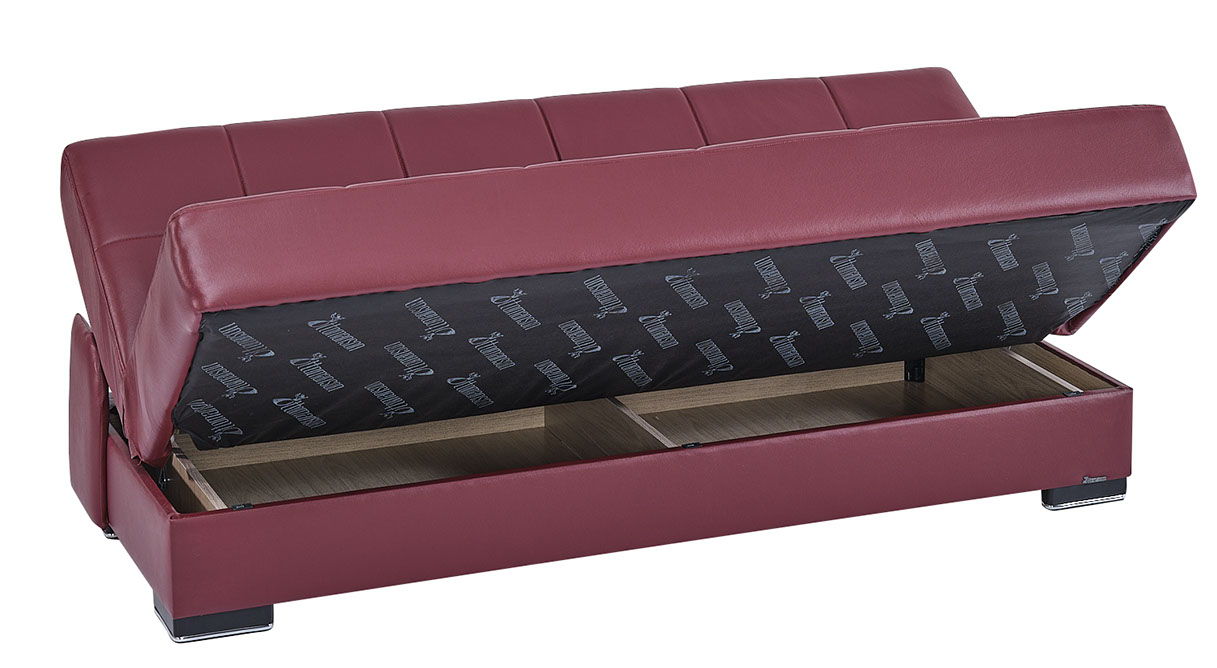 Ottomanson Soho - Upholstered Convertible Sofabed With Storage - PU