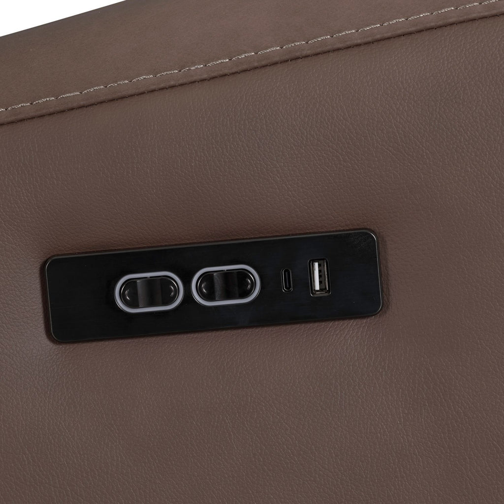 Beckham - Swivel Glider Recliner P2 - Brown