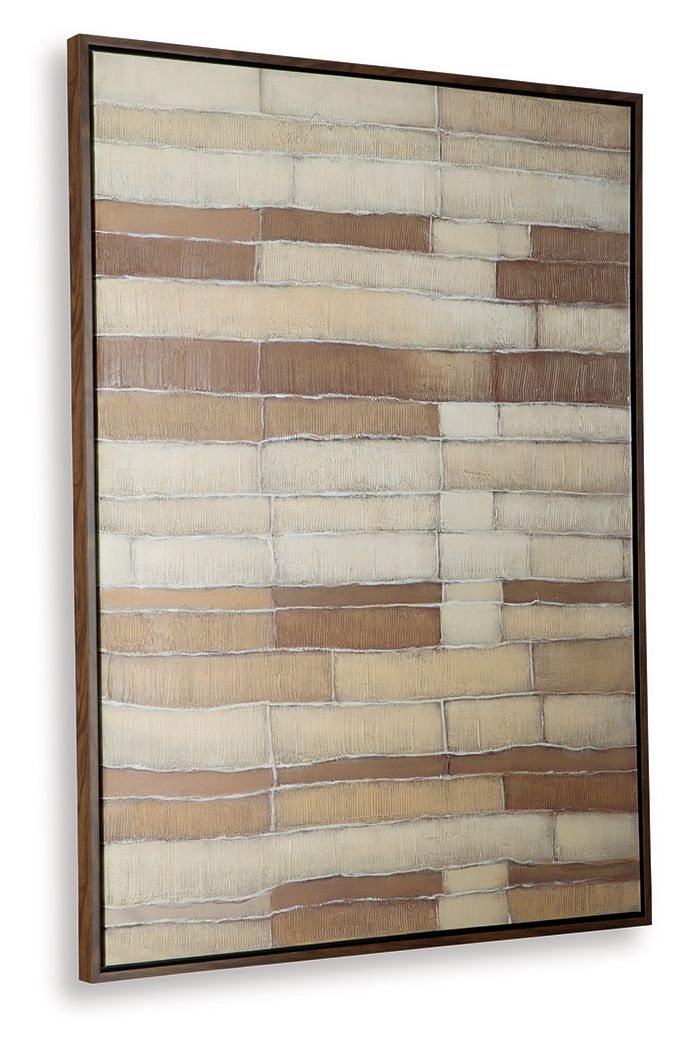 Kalanmore - Brown / Tan / White - Wall Art