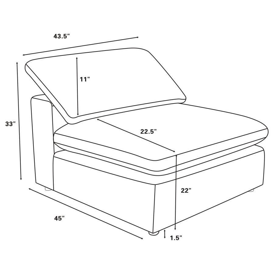 Raleigh - Boucle Upholstered Modular Sectional